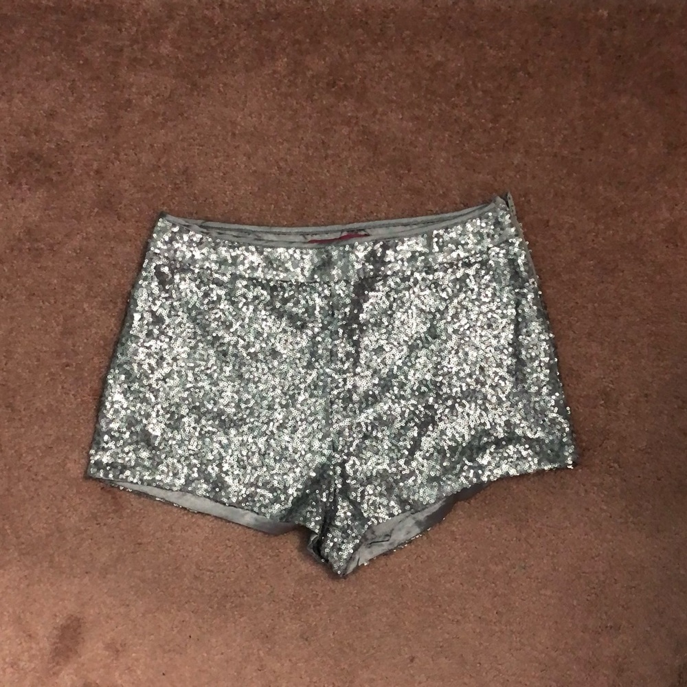 Sequin boohoo shorts